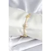Pirinç Gold Renk Yıldız Model Kadın Bileklik