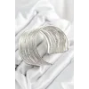 Pirinç Tel Sarma Model Gümüş Renk Kadın Bileklilk