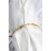 Pirinç VIP Seri Gold Renk Sıralı Kutup Yıldızı Kadın Bileklik