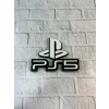 PlayStation 5 Logo Duvar Dekoru Minimal Tasarım 16×12 cm