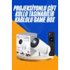 Projeksiyon Cihazı Video Oyun Konsolu 8 GB Hafıza LCD Ekran Kumandalı