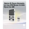 R36S 64 GB Retro El Konsolu – Gelişmiş Donanım ve Özelleştirilebilir Yazılım Yapısı
