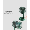 Şarjlı Katlanabilir Mini Fan – 3 Kademe Hız Ayarı, Taşınabilir Tasarım