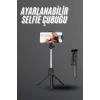 Selfie Çubuğu Tripod Bluetooth Kumandalı Selfie Çubuğu Telefon Tutucu