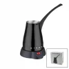 SİYAH ELEKTİRKLİ CEZVE TÜRK KAHVE MAKİNESİ 5 FİNCAN - 400ML HAZNE PASLANMAZ ÇELİK 360 DERECE DÖNEBİLME SCM-2960 (5047)