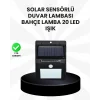 Su Geçirmez IP65 20 LED Solar Sensörlü Bahçe ve Veranda Aydınlatma