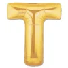 T Harf Folyo Balon Altın Renk  40 inç (5047)