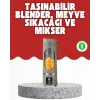 Tip-C Şarjlı 12 lı Blender – Taşınabilir Şarjlı Meyve Sıkacağı