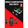 TWS Bluetooth Kulaklık ve Akıllı Saat Uyku Takibi Nabız Ölçer Uzun Pil Ömrü