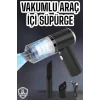Üflemeli Güçlü Vakumlu Ev Ofis Araç Süpürgesi El Süpürgesi Şarjlı