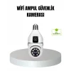 WiFi Ampul Güvenlik Kamerası 1080P Full HD Gece Görüşlü ve Hareket Algılamalı