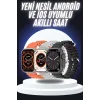 Yeni Nesil Akıllı Saat Çok Yönlü Titreşimli 49 MM Android ve İOS Uyumlu