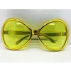 Yeşilçam Temalı Parti Gözlüğü Gold Renk 7x16 cm (5047)
