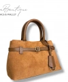%100 Deri Lb Çanta D-2750 Süet Taba