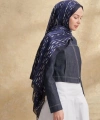 İTHAL VUAL ARMANDA DESEN ŞAL - LACİVERT