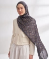 İTHAL VUAL MONOGRAM DESEN ŞAL - ANTRASİT