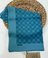 Mavi 100X100 Elegance Monogram Eşarp