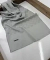 Gümüş 75X190 CM Elegance Monogram Şal