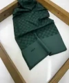 Zümrüt Yeşili 75X190CM Elegance Monogram Şal