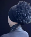 LA BOUTIQUE FIRFIRLI DİKİŞSİZ SİYAH BONE