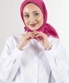 Açık Fuşya Brisa Vual Eşarp