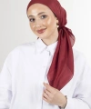HAREM Bordo Brisa Vual Eşarp