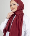Bordo Brisa Vual Şal