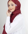 Bordo Brisa Vual Şal