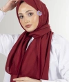 Bordo Brisa Vual Şal
