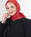 HAREM Kırmızı Brisa Vual Eşarp