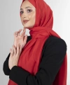 Kırmızı Brisa Vual Şal