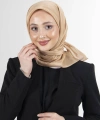 HAREM Koyu Bej Brisa Vual Eşarp