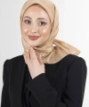 HAREM Koyu Bej Brisa Vual Eşarp