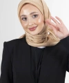 HAREM Koyu Bej Brisa Vual Eşarp