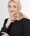 HAREM Koyu Bej Brisa Vual Eşarp