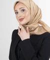 HAREM Koyu Bej Brisa Vual Eşarp