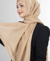 Koyu Bej Brisa Vual Şal