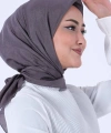 HAREM Koyu Füme Brisa Vual Eşarp