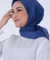 HAREM Koyu İndigo Brisa Vual Eşarp