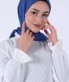 HAREM Koyu İndigo Brisa Vual Eşarp