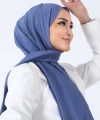Koyu İndigo Brisa Vual Şal