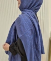 SİLKHOME NAİA ŞAL AÇIK LACİVERT
