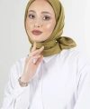 Yağ Yeşili Brisa Vual Eşarp