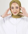 Yağ Yeşili Brisa Vual Eşarp