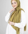 Yağ Yeşili Brisa Vual Şal