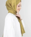 Yağ Yeşili Brisa Vual Şal