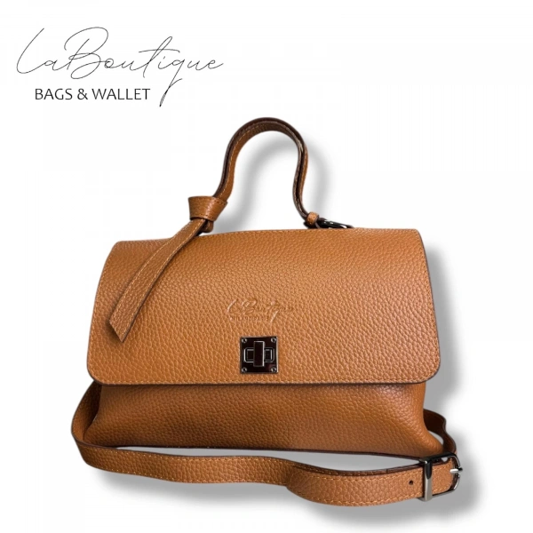 %100 Deri Lb Çanta D-2200 Taba