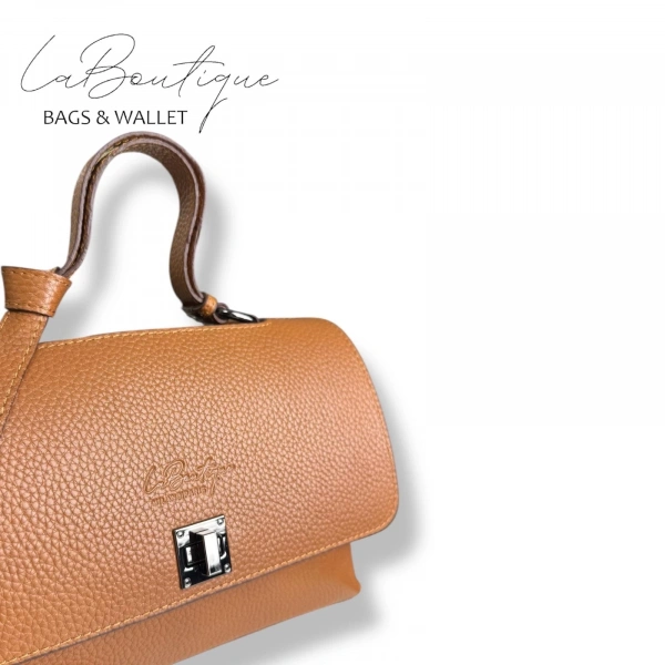 %100 Deri Lb Çanta D-2200 Taba