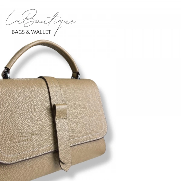 %100 Deri Lb Çanta D-2300 Bisküvi