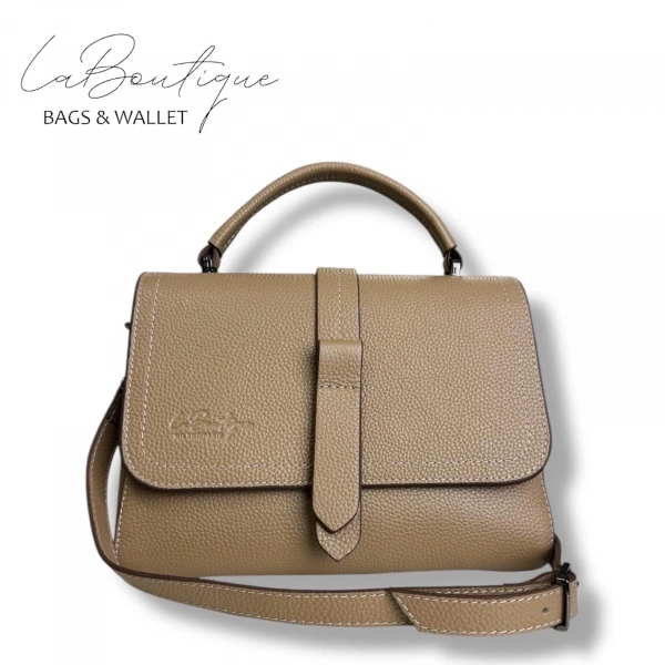 %100 Deri Lb Çanta D-2300 Bisküvi